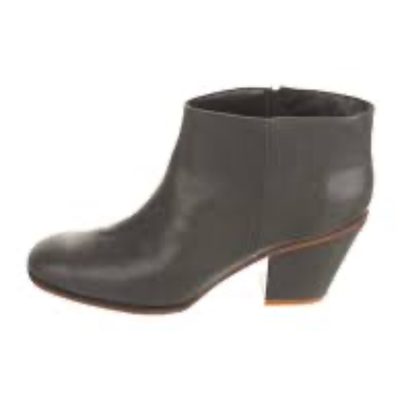 Rachel Comey - Leather ankle stacked heel booties - Picture 1 of 10